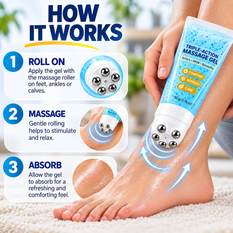 Triple Action Massage Gel