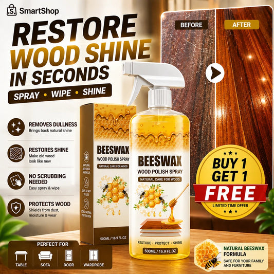 Natural Beeswax Wood Polish