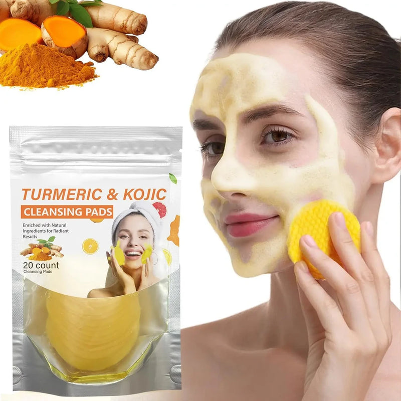 Turmeric and Kojic Acid Cleansing Pads