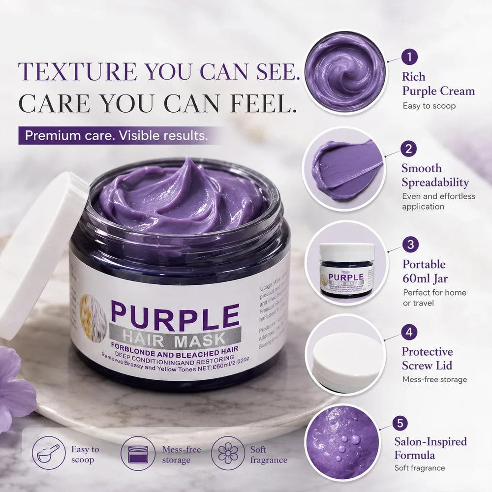Moisturizing Purple Hair Mask