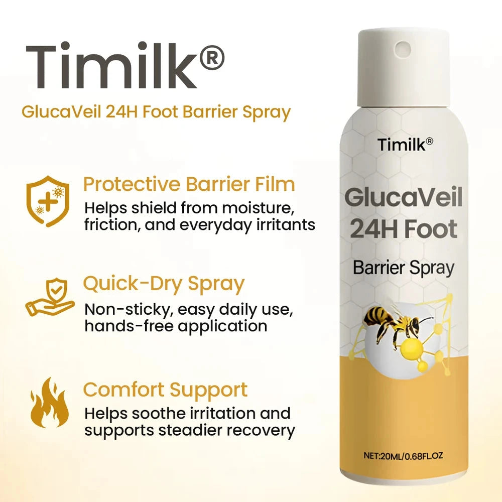 GlucaVeil 24H Foot Spray