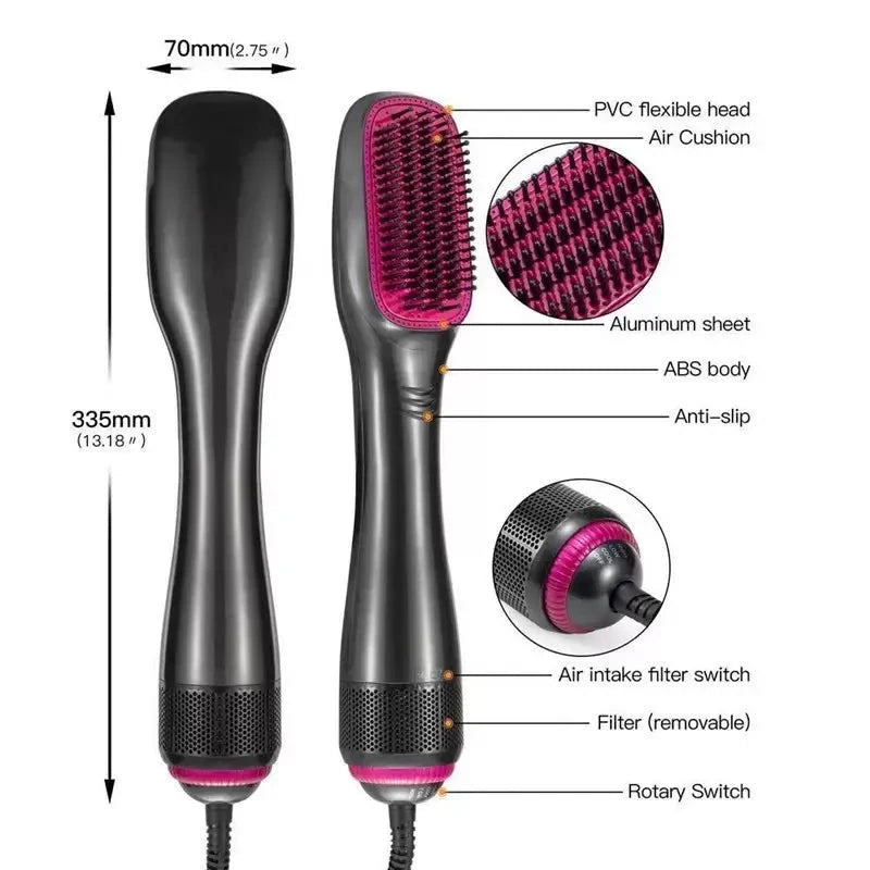 Multi-Function Heated Hair Styling Brush