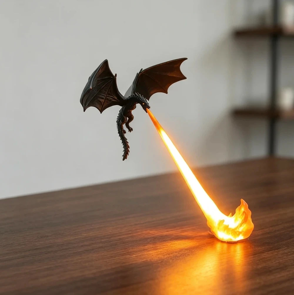 Dragon Breath Flame Night Light