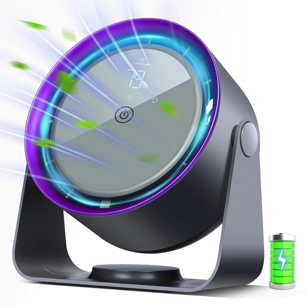 Quiet Rechargeable Desk Fan