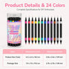 24-Color Nail Art Pen Set