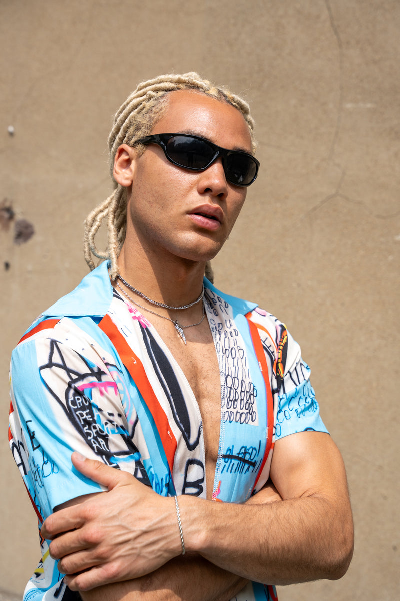 Silver Set - Wing and 5mm Rope Chain Necklace