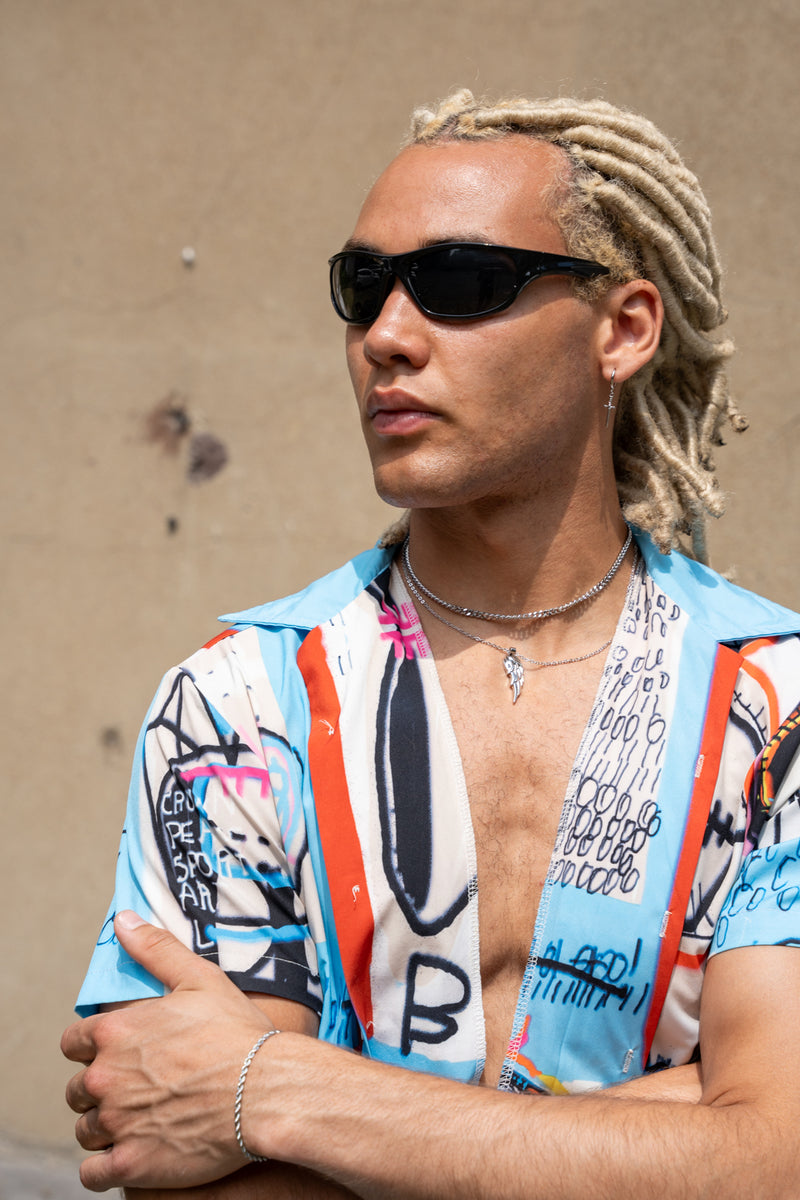 Silver Set - Wing and 5mm Rope Chain Necklace