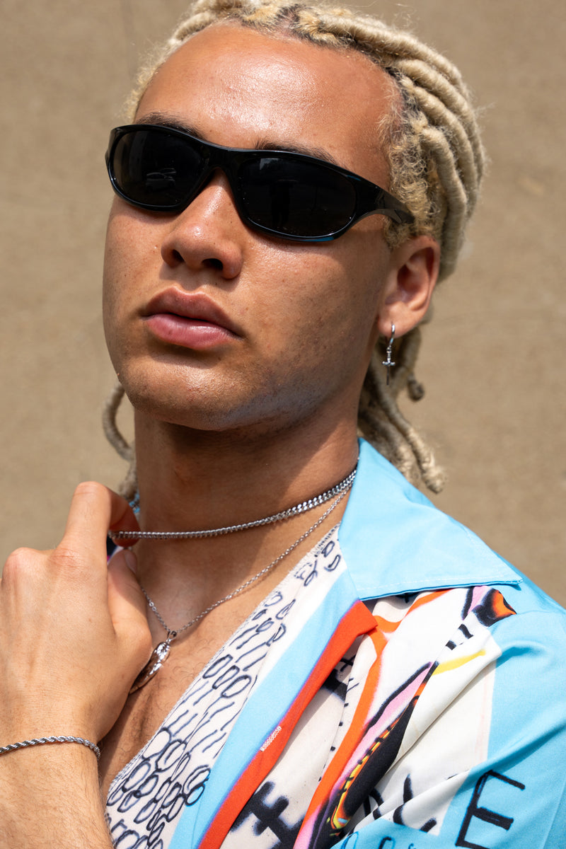 Silver Set - Wing and 5mm Rope Chain Necklace