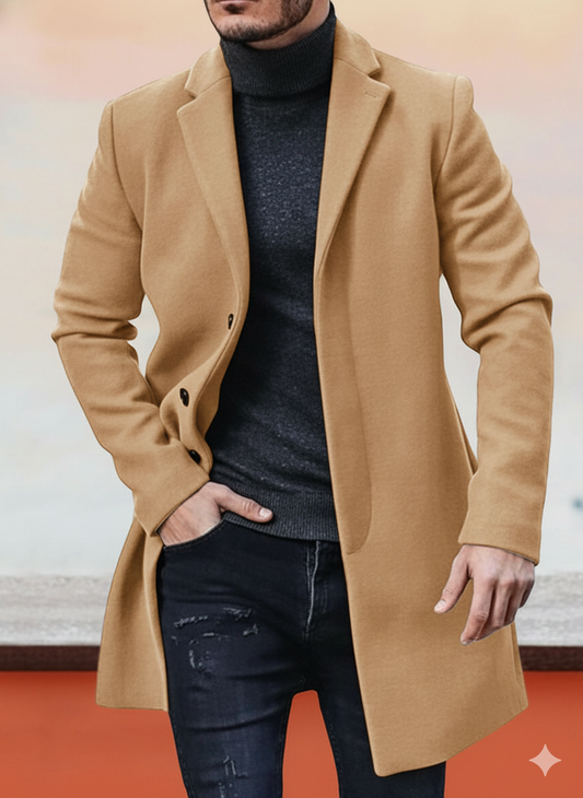 Men's Classic Long Coat