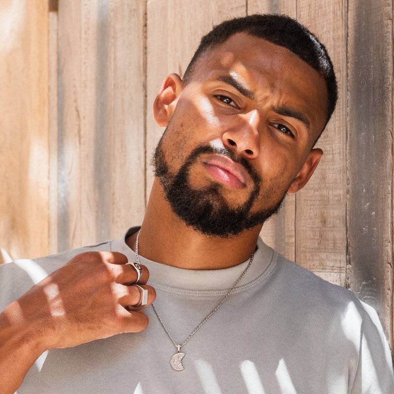 St Christopher Pendant Necklace - Silver