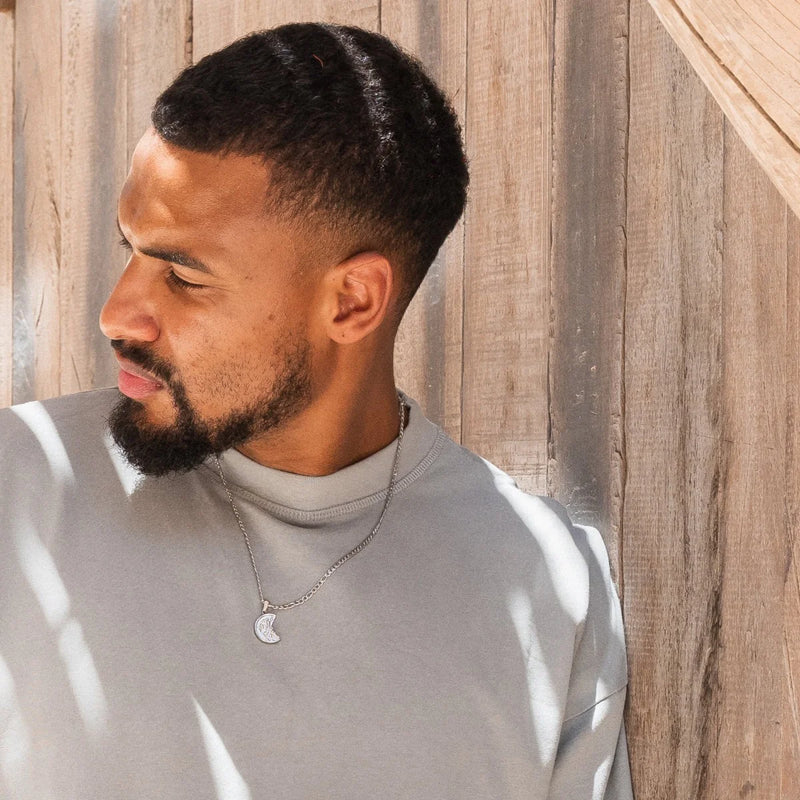 St Christopher Pendant Necklace - Silver