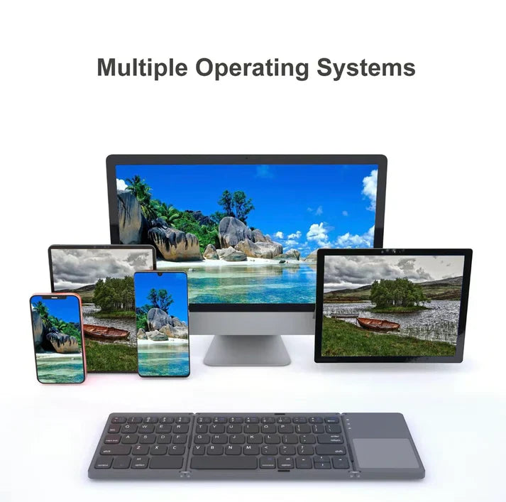 Ultra Thin Wireless Foldable Keyboard