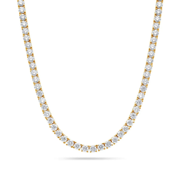 4MM Gold Tennis Chain Necklace