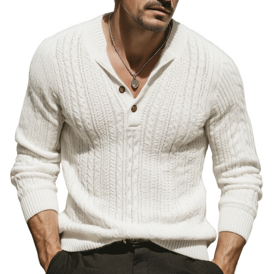 Classic Jacquard Henley