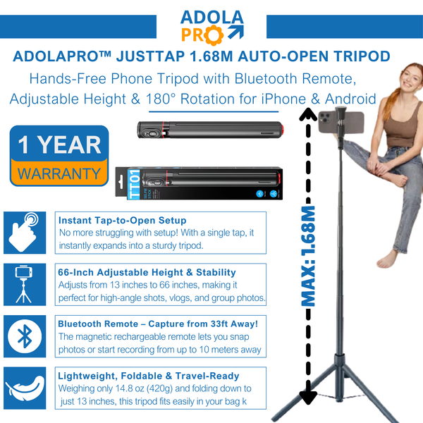 QuickTap Travel Tripod
