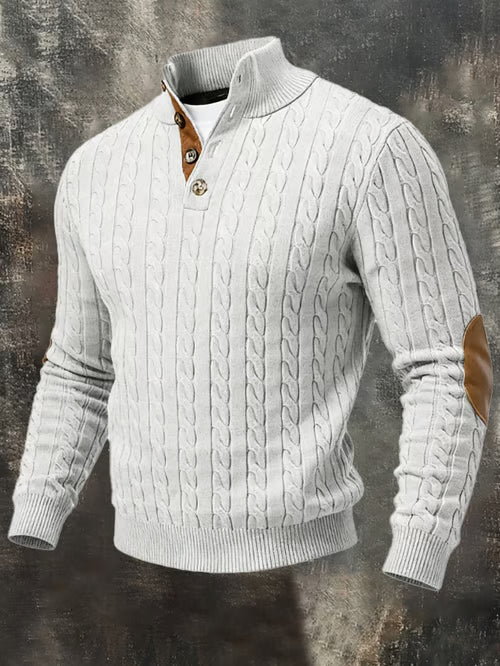 Vintage Patch Warm Knit