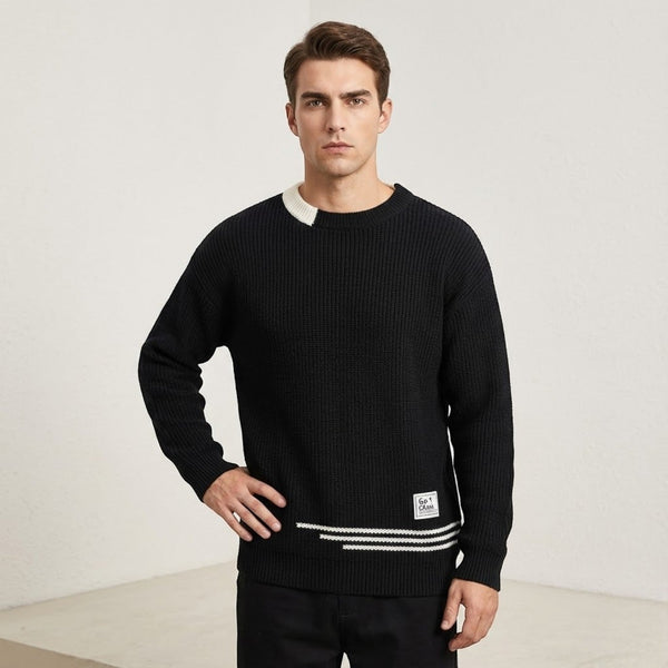 Stripe Cotton Pullover