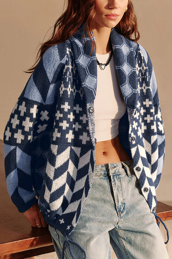 Knit Lapel Sweater