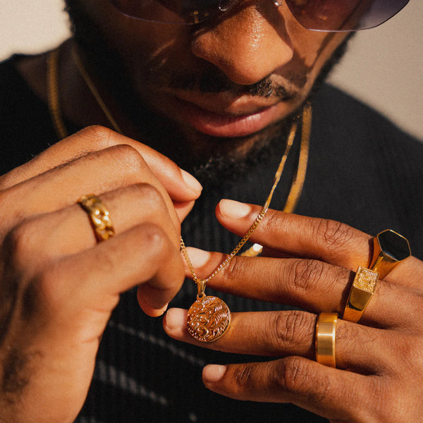 Lion Pendant Necklace - 18K Gold Plated