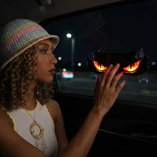 Solar Powered LED Car Warning Light
