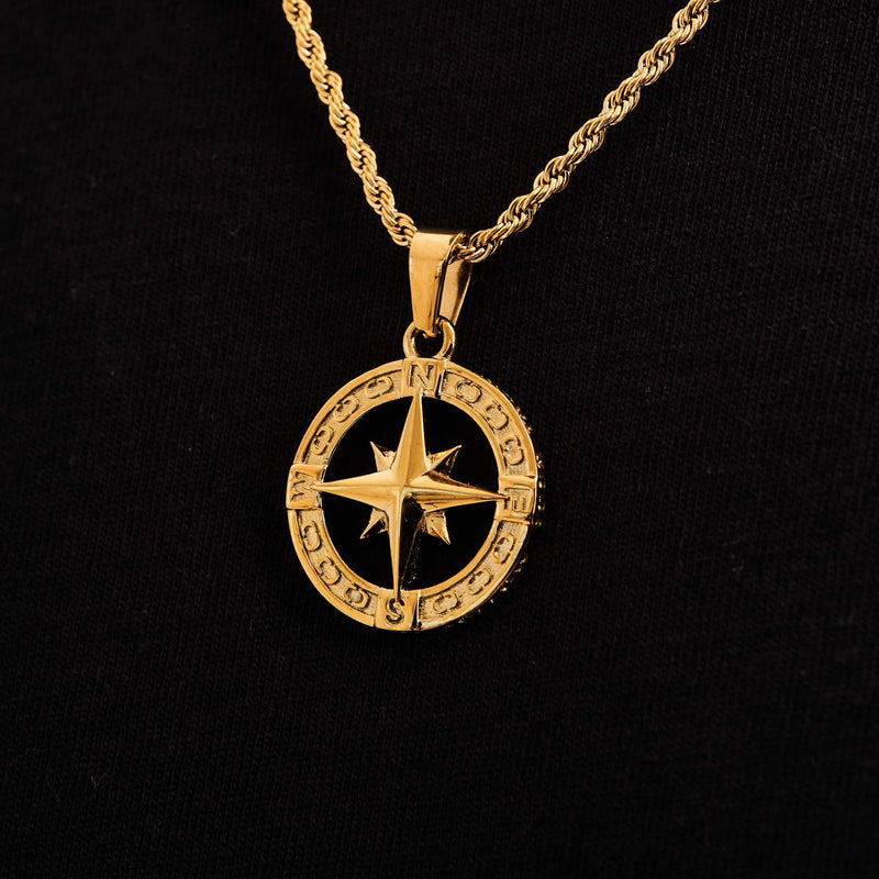 Nautical Star Pendant Necklace - Gold